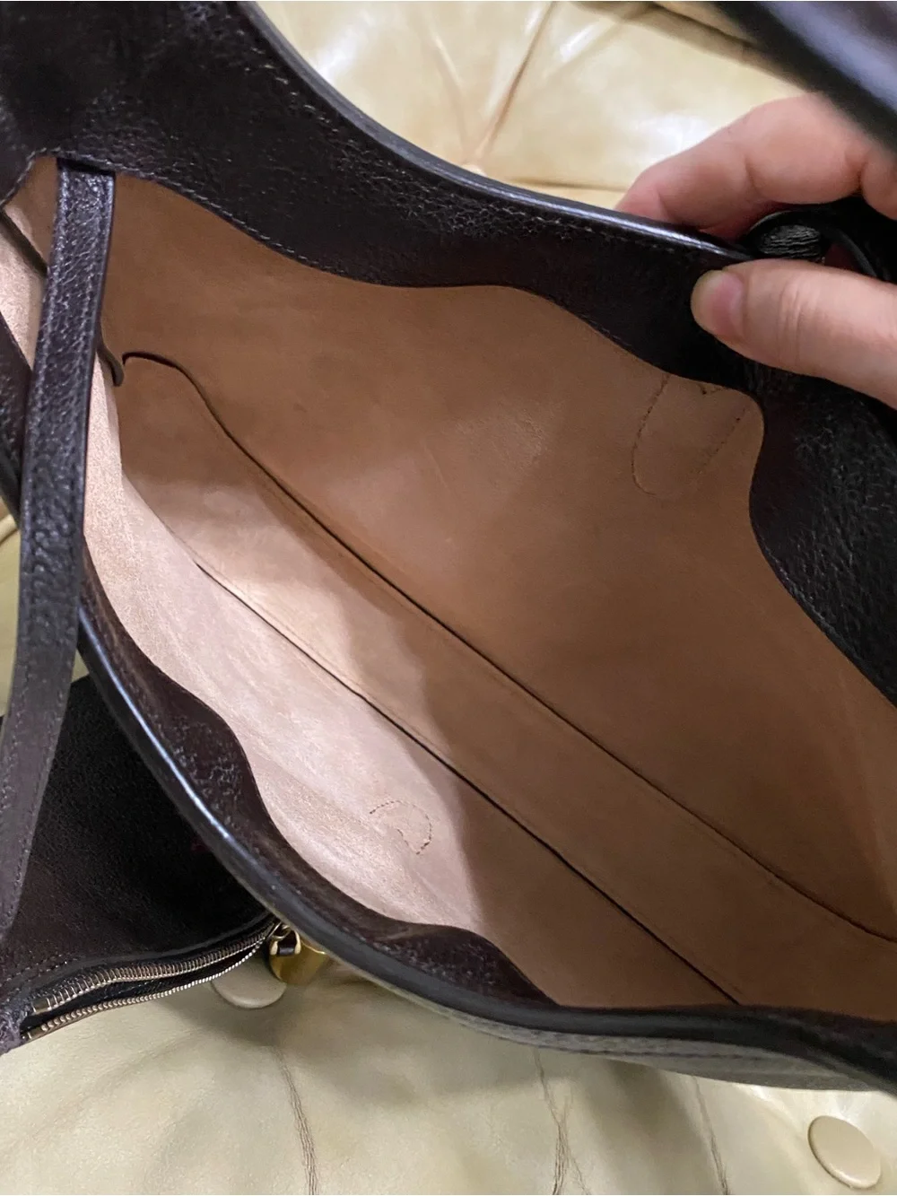Spectacular Gucci "New Jackie" Hobo Leather Web Stripe w/Pouch 1961 - Picture 12 of 14